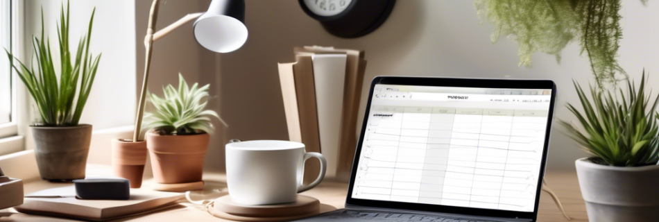 An organized workspace illuminated by natural light, featuring a neatly arranged to-do list, noise-cancelling headphones, a cup of herbal tea, and an open