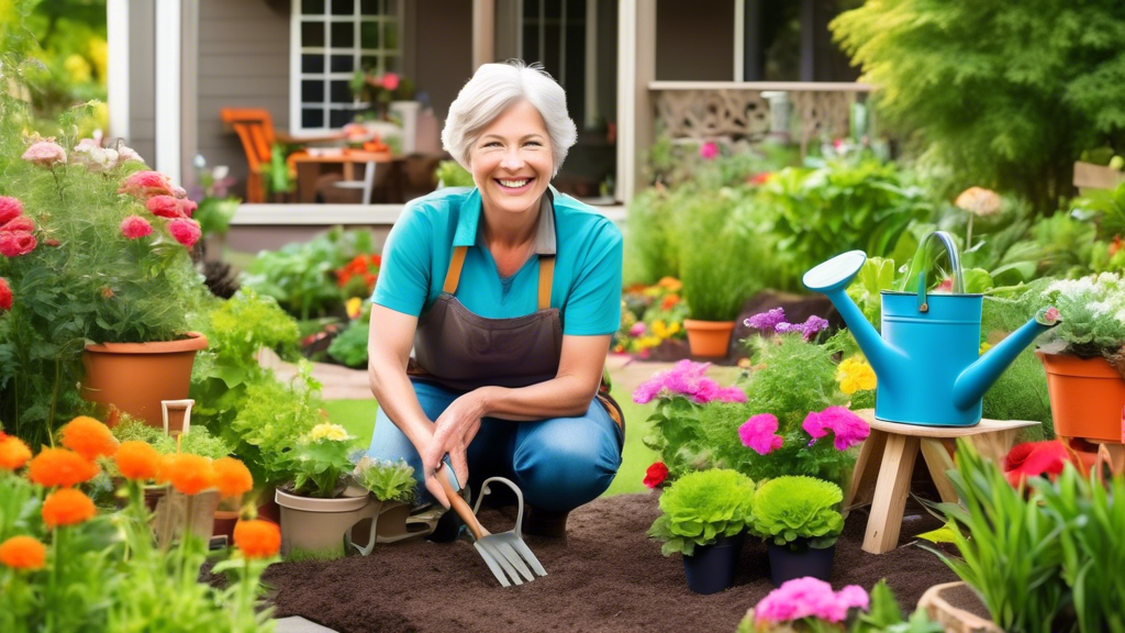 Kickstart your green thumb with The Ultimate Guide to Gardening for Beginners - learn essential tools, soil preparation, planting techniques, and sustainable gardening tips for a flourishing garden. Perfect for novice gardeners looking to cultivate their first garden successfully!