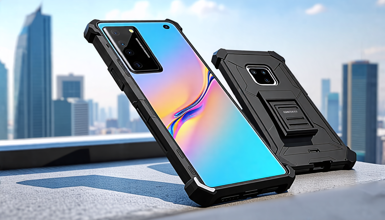 for Galaxy A14 5G Phone Case,Galaxy A14 5G Case,with Screen Protectors and Camera Cover,[Military Grade] 16ft.Drop Tested Cover with Magnetic Kickstand Protective Case for Samsung A14 5G, Purple